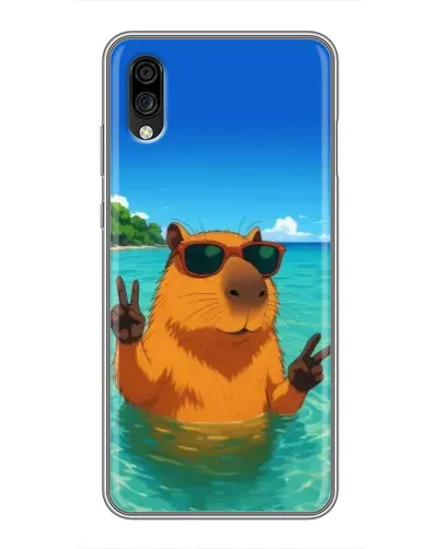 Чехол для ZTE Blade A5 (2020) с картинкой «Морская капибара» Чехол для ZTE Blade A5 (2020) с картинкой «Морская капибара»