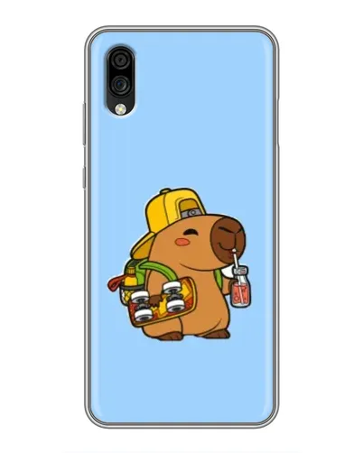 Чехол для ZTE Blade A5 (2020) с картинкой «Капибара на скейте» Чехол для ZTE Blade A5 (2020) с картинкой «Капибара на скейте»