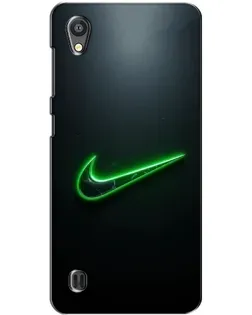 Чехол для ZTE Blade A5 с картинкой «Неоновый контур Nike»