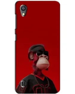 Чехол для ZTE Blade A5 с картинкой «Bored Ape в красном»