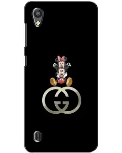 Чохол для ZTE Blade A5 з картинкою «Мінні Маус на лого»