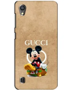 Чохол для ZTE Blade A5 з картинкою «Міккі Маус Gucci — крафт»