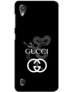 Чохол для ZTE Blade A5 з картинкою «Gucci — срібна змія»