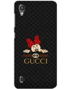 Чохол для ZTE Blade A5 з картинкою «Мінні Маус Gucci — чорний»