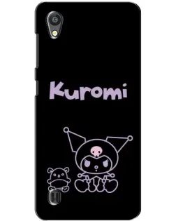 Чехол для ZTE Blade A5 с картинкой «Kuromi — черный минимализм» Чехол для ZTE Blade A5 с картинкой «Kuromi — черный минимализм»