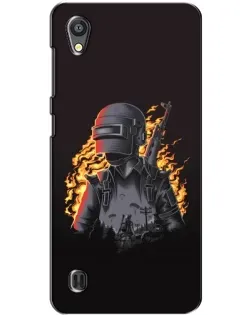 Чехол для ZTE Blade A5 с картинкой «PUBG — огненный силуэт» Чехол для ZTE Blade A5 с картинкой «PUBG — огненный силуэт»