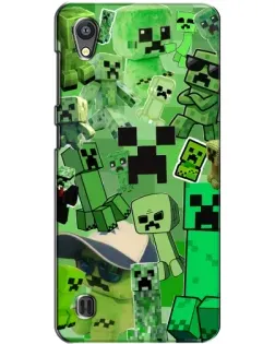 Чохол для ZTE Blade A5 з картинкою «Кріпери Minecraft»