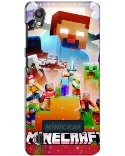 Чохол для ZTE Blade A5 з картинкою «Minecraft герої гри»