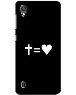 Чехол для ZTE Blade A5 с картинкой «Крест и Сердце» Чехол для ZTE Blade A5 с картинкой «Крест и Сердце»