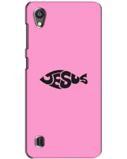 Чехол для ZTE Blade A5 с картинкой «Розовый символ Jesus» Чехол для ZTE Blade A5 с картинкой «Розовый символ Jesus»