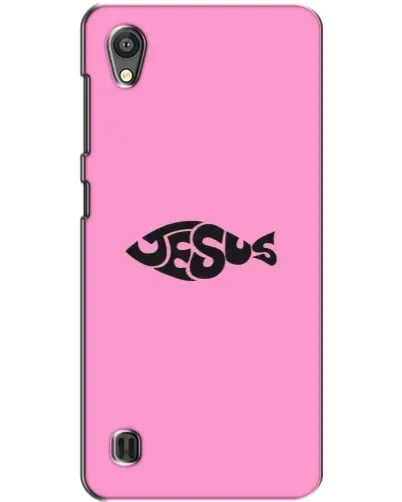 Чехол для ZTE Blade A5 с картинкой «Розовый символ Jesus» Чехол для ZTE Blade A5 с картинкой «Розовый символ Jesus»