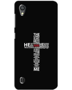 Чехол для ZTE Blade A5 с картинкой «Текстовый крест» Чехол для ZTE Blade A5 с картинкой «Текстовый крест»
