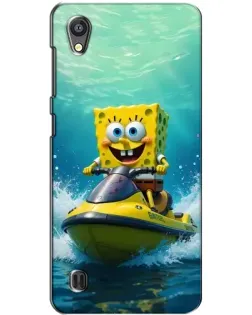 Чехол для ZTE Blade A5 с картинкой «Спанч Боб на гидроцикле» Чехол для ZTE Blade A5 с картинкой «Спанч Боб на гидроцикле»