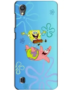 Чохол для ZTE Blade A5 з картинкою «Спанч Боб та Патрік»