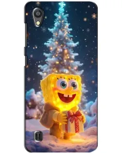 Чохол для ZTE Blade A5 з картинкою «Різдвяний Спанч Боб»