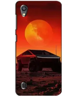 Чехол для ZTE Blade A5 с картинкой «Cybertruck на Марсе»