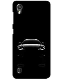 Чехол для ZTE Blade A5 с картинкой «Силуэт Tesla Night»
