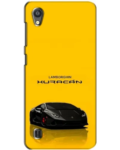 Чехол для ZTE Blade A5 с картинкой «Lamborghini Huracan черный»