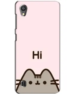 Чехол для ZTE Blade A5 с картинкой «Пушин говорит Hi» Чехол для ZTE Blade A5 с картинкой «Пушин говорит Hi»