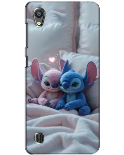Чехол для ZTE Blade A5 с картинкой «Плюшевые Стич Ангел»