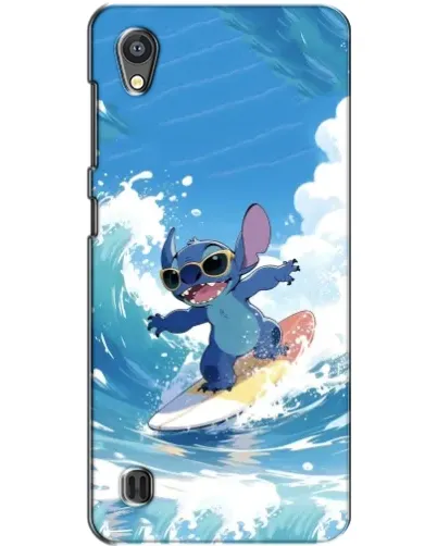 Чехол для ZTE Blade A5 с картинкой «Стич на волне»