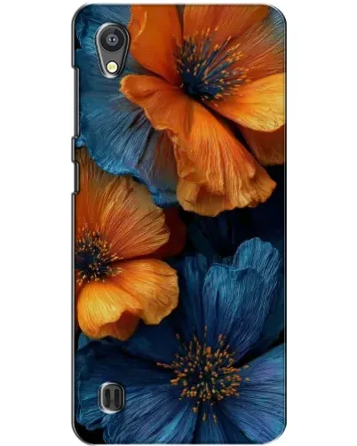 Чехол для ZTE Blade A5 с картинкой «Яркая сине-оранжевая флора» Чехол для ZTE Blade A5 с картинкой «Яркая сине-оранжевая флора»
