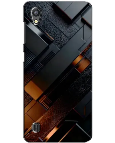Чохол для ZTE Blade A5 з картинкою «Чорні геометричні блоки» Чохол для ZTE Blade A5 з картинкою «Чорні геометричні блоки»
