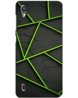 Чехол для ZTE Blade A5 с картинкой «Зеленые геометрические линии» Чехол для ZTE Blade A5 с картинкой «Зеленые геометрические линии»