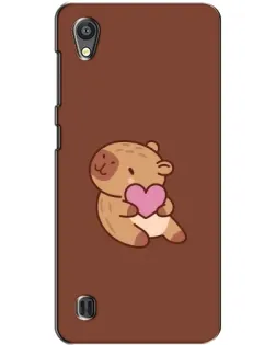 Чохол для ZTE Blade A5 з картинкою «Капібара з серцем»