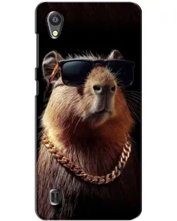 Чохол для ZTE Blade A5 з картинкою «Капібара золотий ланцюг»