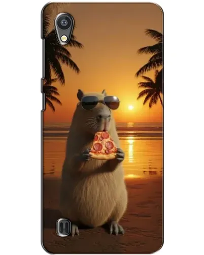 Чохол для ZTE Blade A5 з картинкою «Капібара з піцою» Чохол для ZTE Blade A5 з картинкою «Капібара з піцою»