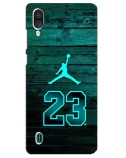 Чехол для ZTE Blade A51 Lite с картинкой «Jordan Cyan 23»