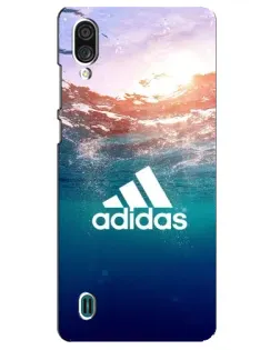 Чехол для ZTE Blade A51 Lite с картинкой «Океанская глубина адидас» Чехол для ZTE Blade A51 Lite с картинкой «Океанская глубина адидас»