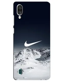 Чехол для ZTE Blade A51 Lite с картинкой «Nike — зимние горы» Чехол для ZTE Blade A51 Lite с картинкой «Nike — зимние горы»