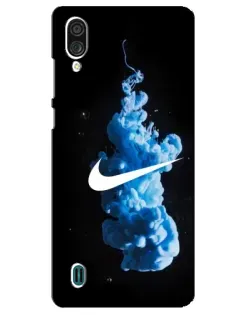 Чехол для ZTE Blade A51 Lite с картинкой «Nike и синий дым» Чехол для ZTE Blade A51 Lite с картинкой «Nike и синий дым»