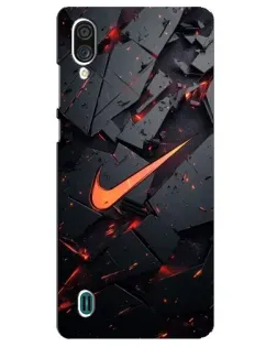 Чехол для ZTE Blade A51 Lite с картинкой «Nike — эффект разломов» Чехол для ZTE Blade A51 Lite с картинкой «Nike — эффект разломов»