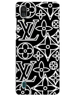 Чехол для ZTE Blade A51 Lite с картинкой «Черно-белый узор LV» Чехол для ZTE Blade A51 Lite с картинкой «Черно-белый узор LV»