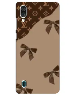 Чехол для ZTE Blade A51 Lite с картинкой «LV — кофейный атлас» Чехол для ZTE Blade A51 Lite с картинкой «LV — кофейный атлас»