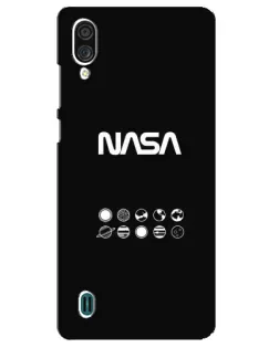 Чехол для ZTE Blade A51 Lite с картинкой «NASA — технический принт» Чехол для ZTE Blade A51 Lite с картинкой «NASA — технический принт»