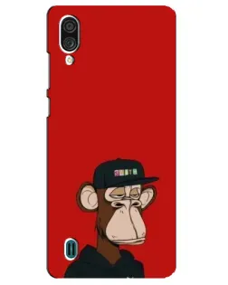 Чехол для ZTE Blade A51 Lite с картинкой «Bored Ape — красный фон» Чехол для ZTE Blade A51 Lite с картинкой «Bored Ape — красный фон»