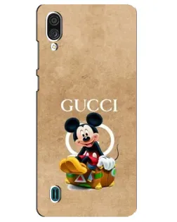 Чехол для ZTE Blade A51 Lite с картинкой «Микки Маус Gucci — крафт» Чехол для ZTE Blade A51 Lite с картинкой «Микки Маус Gucci — крафт»