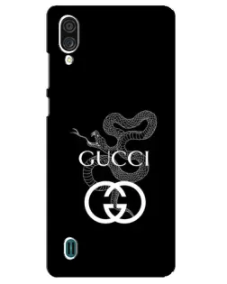 Чехол для ZTE Blade A51 Lite с картинкой «Gucci — серебряная змея» Чехол для ZTE Blade A51 Lite с картинкой «Gucci — серебряная змея»