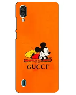 Чехол для ZTE Blade A51 Lite с картинкой «Микки Маус Gucci — оранж» Чехол для ZTE Blade A51 Lite с картинкой «Микки Маус Gucci — оранж»
