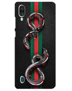 Чехол для ZTE Blade A51 Lite с картинкой «Gucci — змея на полосе» Чехол для ZTE Blade A51 Lite с картинкой «Gucci — змея на полосе»