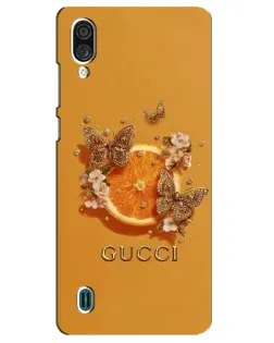 Чехол для ZTE Blade A51 Lite с картинкой «Gucci — золотые бабочки» Чехол для ZTE Blade A51 Lite с картинкой «Gucci — золотые бабочки»