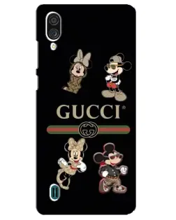 Чехол для ZTE Blade A51 Lite с картинкой «Gucci — герои Disney и монограмма» Чехол для ZTE Blade A51 Lite с картинкой «Gucci — герои Disney и монограмма»