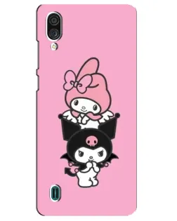 Чехол для ZTE Blade A51 Lite с картинкой «My Melody и Kuromi» Чехол для ZTE Blade A51 Lite с картинкой «My Melody и Kuromi»