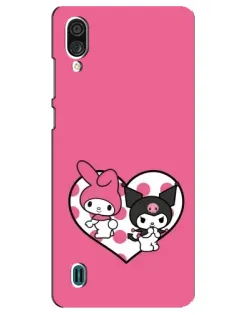 Чехол для ZTE Blade A51 Lite с картинкой «Kuromi и My Melody» Чехол для ZTE Blade A51 Lite с картинкой «Kuromi и My Melody»