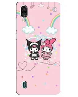 Чехол для ZTE Blade A51 Lite с картинкой «My Melody и Kuromi» Чехол для ZTE Blade A51 Lite с картинкой «My Melody и Kuromi»