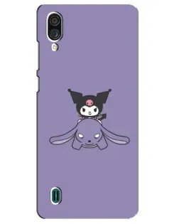 Чехол для ZTE Blade A51 Lite с картинкой «Kuromi на лиловом фоне» Чехол для ZTE Blade A51 Lite с картинкой «Kuromi на лиловом фоне»